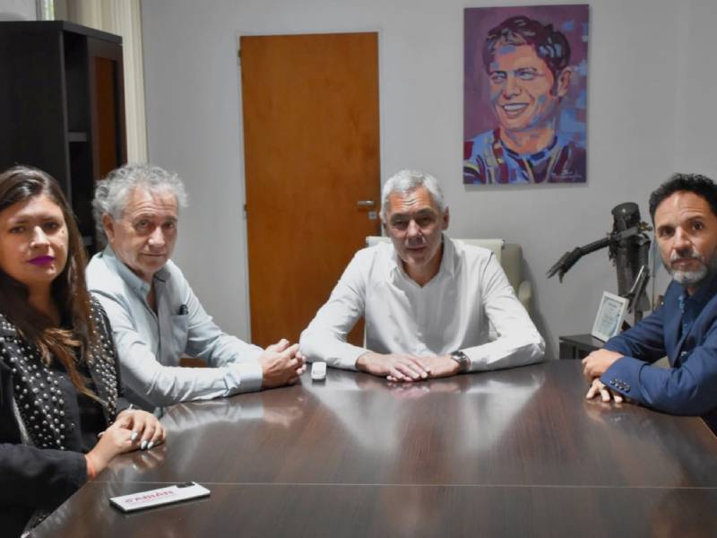 Cagliardi recibió al director de Promoción de Derechos de Personas con Discapacidad Raúl Lucero